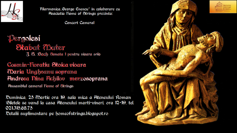Concert Pascal la Ateneul Român, în colaborare cu Asociația Home of Strings